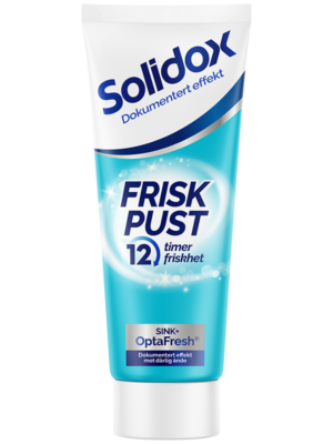 Solidox Frisk Pust Tannkrem for voksne. FOTO